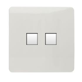 ART-TLP+PCWH  Telephone & PC Ethernet Ice White